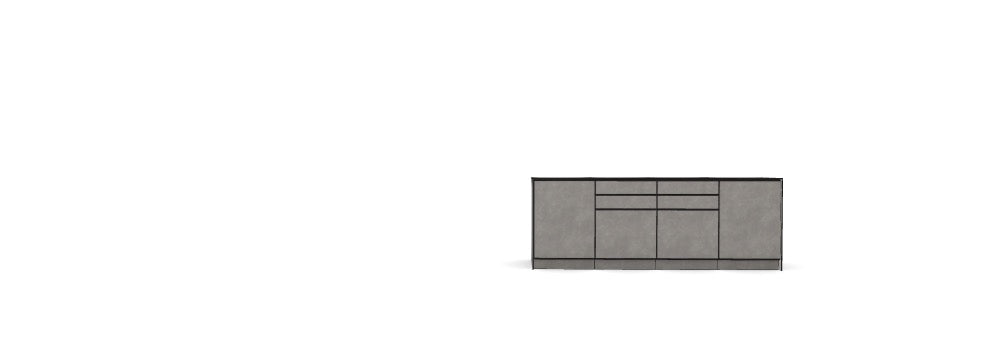 Kitchenboxy Modular - Προσαρμοσμένος Σχεδιασμός Αναφ.: M_81ROL38