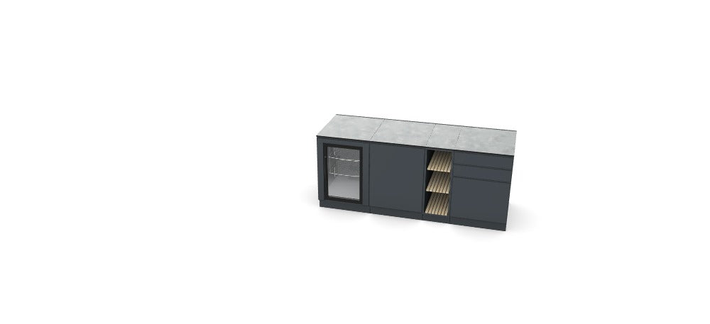 Kitchenboxy Modular - Custom Design Ref: M_MW2LMXU