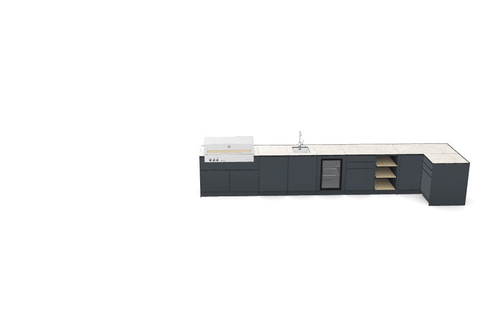 Kitchenboxy Modulair - Aangepast Ontwerp Ref: M_NGZSRRD