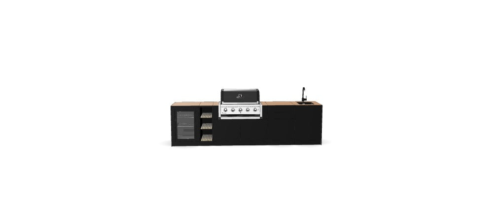 Kitchenboxy Modulair - Aangepast ontwerp Ref: M_NRWHIQP