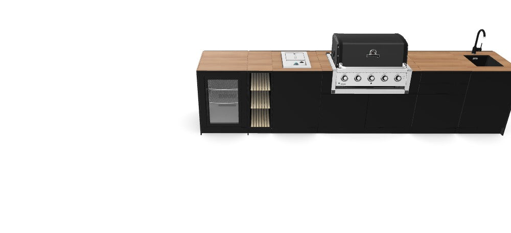 Kitchenboxy Modulair - Aangepast Ontwerp Ref: M_O0RBIKN