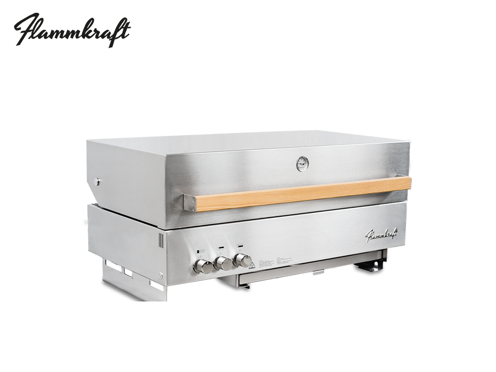 Flammkraft Block D Gen 5 indbygget gasgrill