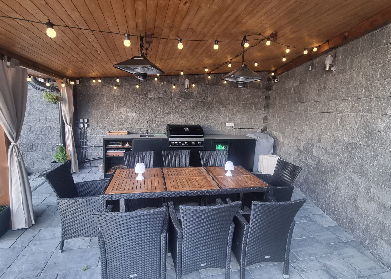 garden furniture outdoor kitchen