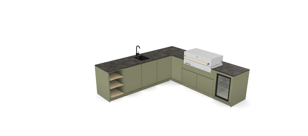 Kitchenboxy Modulaire - Design personnalisé Réf : M_0EGMZBT