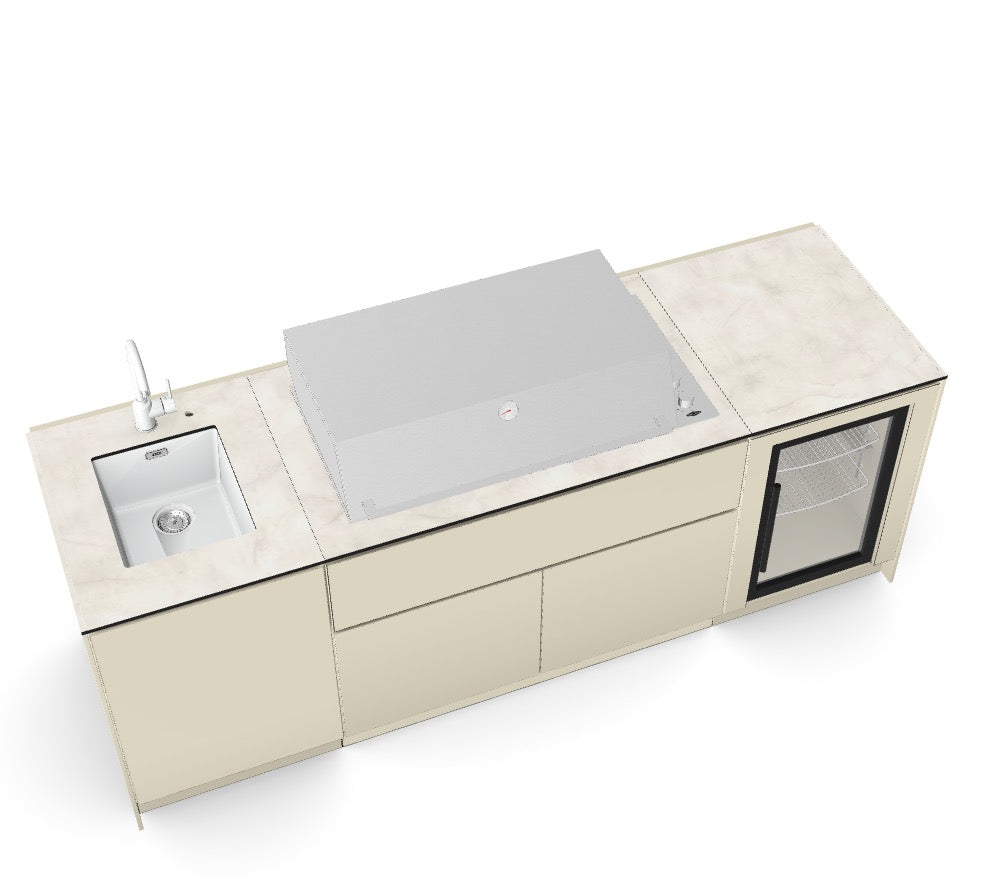 Kitchenboxy Modular - Προσαρμοσμένος Σχεδιασμός Αναφ.: M_7OCECHN