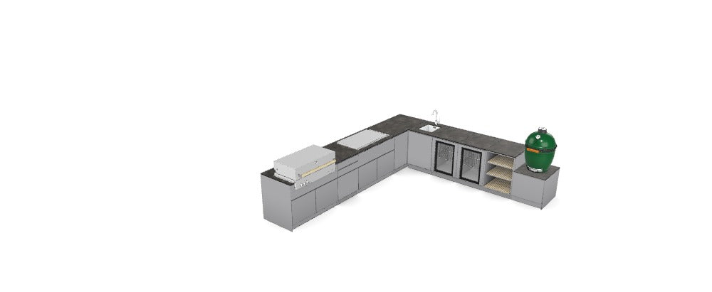 Kitchenboxy Modular - Προσαρμοσμένος Σχεδιασμός Αναφ.: M_A1U9JTM
