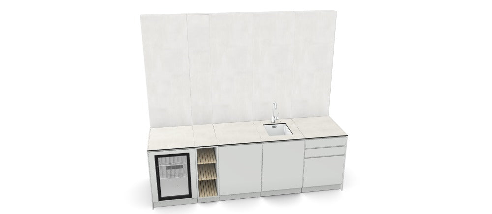 Kitchenboxy Αρθρωτό - Προσαρμοσμένος Σχεδιασμός Αναφ: M_A35UU0B