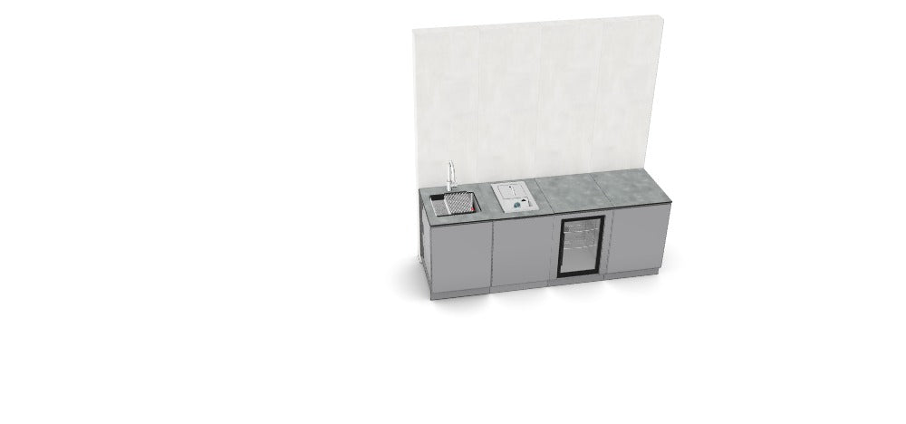 Kitchenboxy Modular - Custom Design Ref: M_DP1FVSD