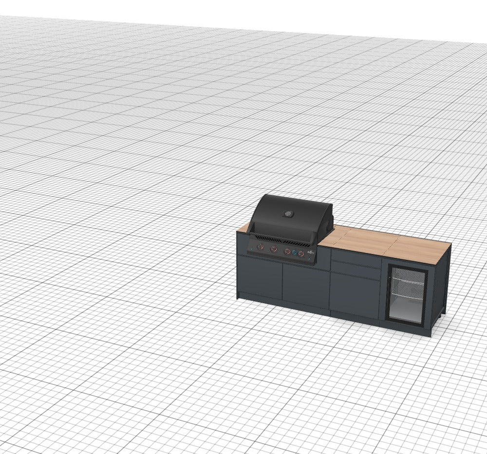 Kitchenboxy Modular - Custom Design Ref: M_TIAASXV