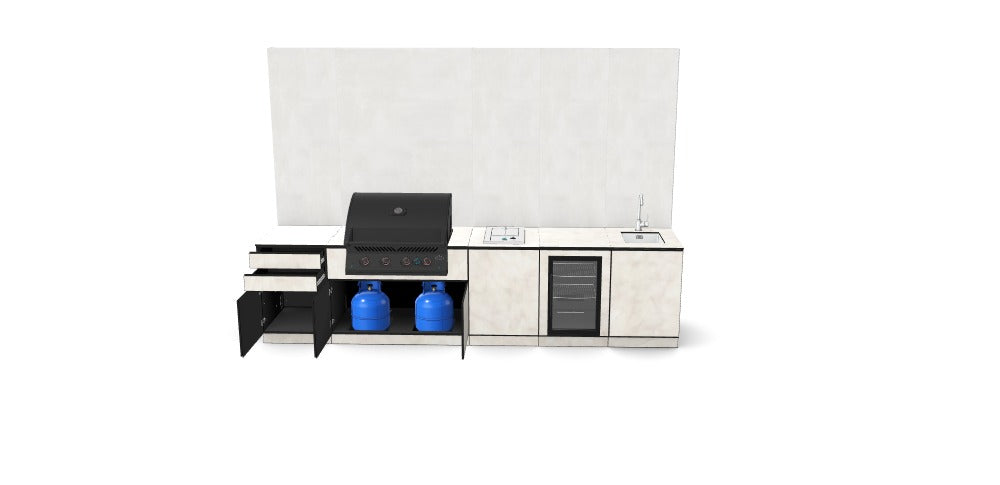 Kitchenboxy Modular - Custom Design Ref: M_TMURB1K